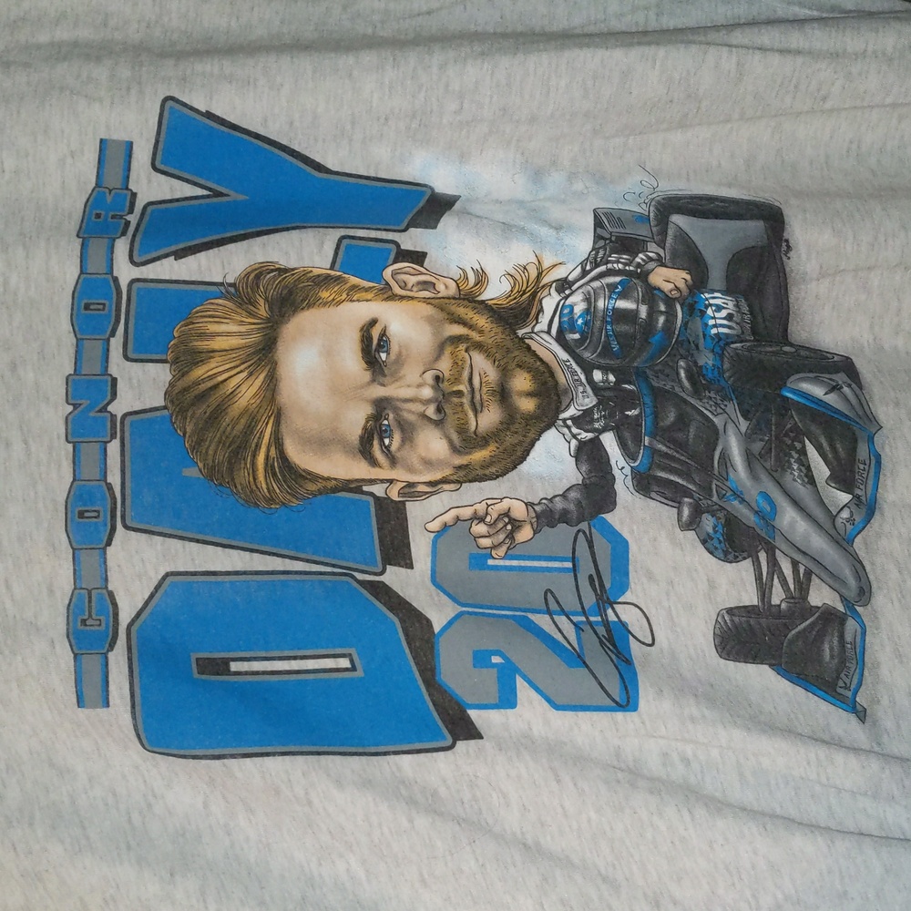 Conor Daly caricature Indy racing Air Force #20